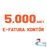 5.000 Adet e-Fatura Kontör
